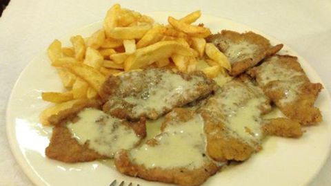 Escalopines al cabrales