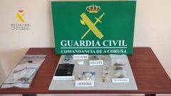 Droga y efectos incautados por el instituto armado en el marco de los tres operativos llevados a cabo.