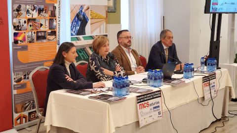IV Encuentro del sector de la Madera para una Construcci�n Sostenible 'MCS Asturias', que se desarrolla en el Hotel 40 Nudos, organizado por la Asociaci�n de Franquicias y Emprendedores del Principado de Asturias (AFYEPA).