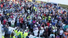 800 personas en la marcha solidaria de la asociaci�n contra el c�ncer