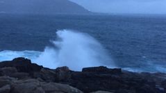 Temporal en la costa