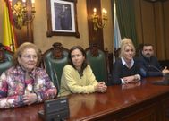 El jefe territorial Indalecio Cabana acompa�� a los alumnos alemanes