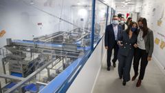 Mar�a Jes�s Lorenzana visit� las instalaciones de Congalsa en A Pobra.