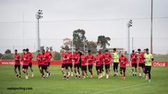 Entrenamiento Sporting