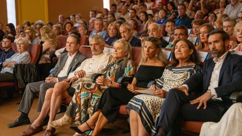 Jeremy Irons en el auditorio Mart&iacute;n C&oacute;dax de Vigo.