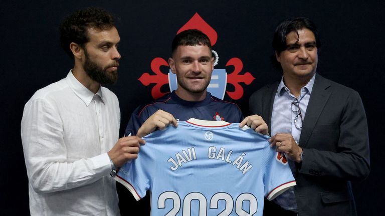 Javi Gal�n es uno de los jugadores que han llegado libres al Celta este verano.