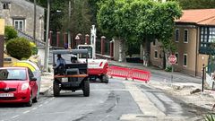 La calle fue cortada este mi�rcoles por la ma�ana