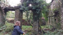 Del h�rreo solo se conservan las columnas, de piedra, como toda la construcci�n