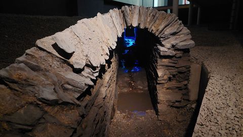 La cloaca romana de Lugo aún recibe agua de filtraciones