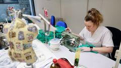 Departamento de costureras del Complejo Universitario de Ferrol