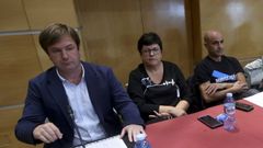 Benito Portela, Pilar Taibo y Fernando Fari�a, en una imagen de archivo.