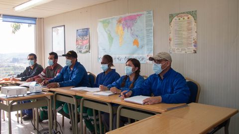 Taller de C�ritas en Avil�s