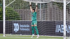 La guardameta de As Celtas Sol Moreno, que dice adi�s al club vigu�s.