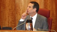 Caballero, en un pleno del ayuntamiento. 