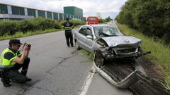 Un hombre muri� en Begonte tras salirse de la carretera en junio del 2022.