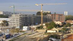 Obras de construcci�n de la segunda fase del desarrollo urban�stico en Navia