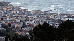 Vista de Burela desde el Monte Castelo