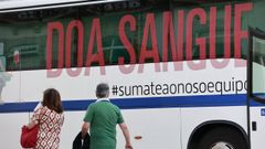 El autob&uacute;s de la agencia de donaci&oacute;n, en una imagen de archivo