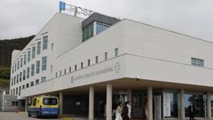 Foto de archivo de una de las entradas del hospital comarcal