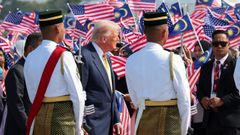 Donald Trump, durante su gira a Asia 