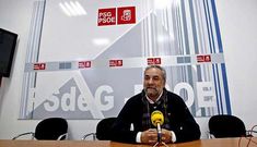 Manoel Loureiro durante la rueda de prensa en la que anunci� su adi�s a la pol�tica local.