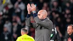 Claudio Gir�ldez, dirigiendo al Celta�frente al Albacete en el Carlos Belmonte.