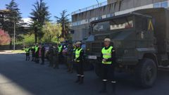 El Ej�rcito regres� este mi�rcoles a Ourense