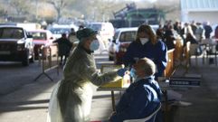 Fotograf�a del cribado en busca de casos asintom�ticos que se llev� a cabo en Chantada el 5 y el 6 de enero