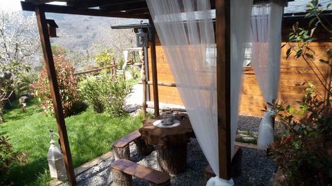 Instalaciones del alojamiento de turismo rural A Cabaniña, que tiene previsto reabrir el próximo día 12
