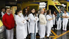 Concentraci�n de personal de urgencias este jueves por la saturaci�n del servicio