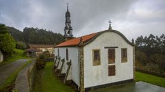 Iglesia de San Miguel de Couso, en Coristanco 