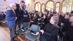 Instantes previos de la ceremonia de entrega del Premio Otero Pedrayo
