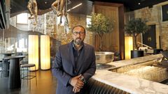 Luis Cabaleiro, en el Palacio de la Oliva.