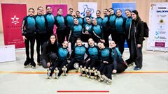 Integrantes del Club Patinaxe Art�stica Bri�n
