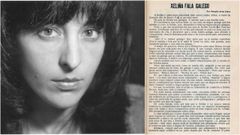 Xela Arias e o texto que escribiu seu pai cando ela era nena