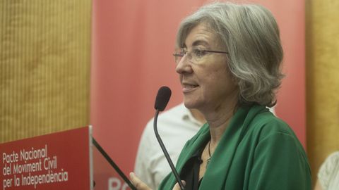 Dolors Feliu, presidenta de la Asamblea Nacional Catalana  