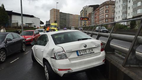 Accidente en la avenida del Ej�rcito 