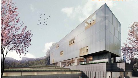 Vistas del edificio con las terrazas que incorpora el diseño