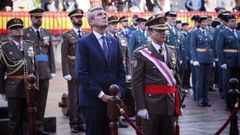 Alfonso Rueda, durante la celebraci�n de la Pascua Militar 2026 en A Coru�a