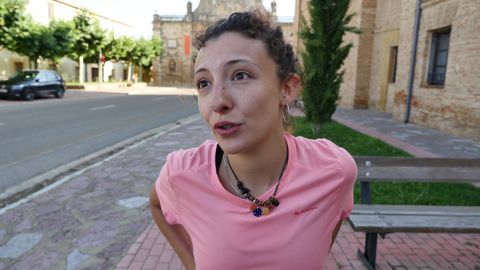 Isabel es de Badajoz, pero hace el Camino Francs, y se emociona al hablar de la ruta