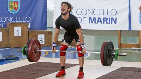 CAMPEONATO DE ESPA�A DE HALTEROFILIA EN EL PABELL�N A CA�OTA, MAR�N