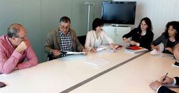 Momento en que se procedi� ayer a la apertura de las propuestas econ�micas en el consistorio lalinense.