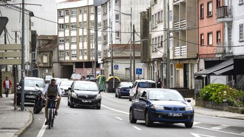 La obra en la PO-308 va desde A Barca a Casal de Ferreirós, en Poio