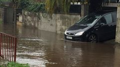 El 2016 se estrena con inundaciones en Vilagarc�a