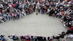 Lugo protesta contra la decisi�n de dejar en libertad a La Manada
