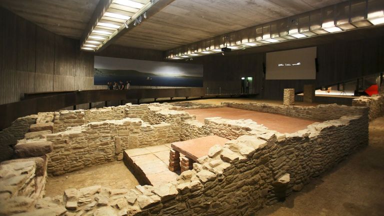 Centro de interpretaci�n de Caldoval, en Mugardos