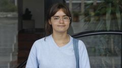 Mar�a Santana, trabaja como camarera de piso en Santiago