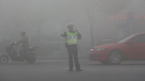 Contaminación atmosférica en Ningbó (China)