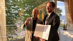IliaStepin (derecha) obtuvo el premio a la mejor tesis doctoral europea, realizada ntegramente en el CiTIUS.