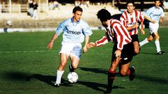 Otero, en un partido disputado en el a�o 1993.